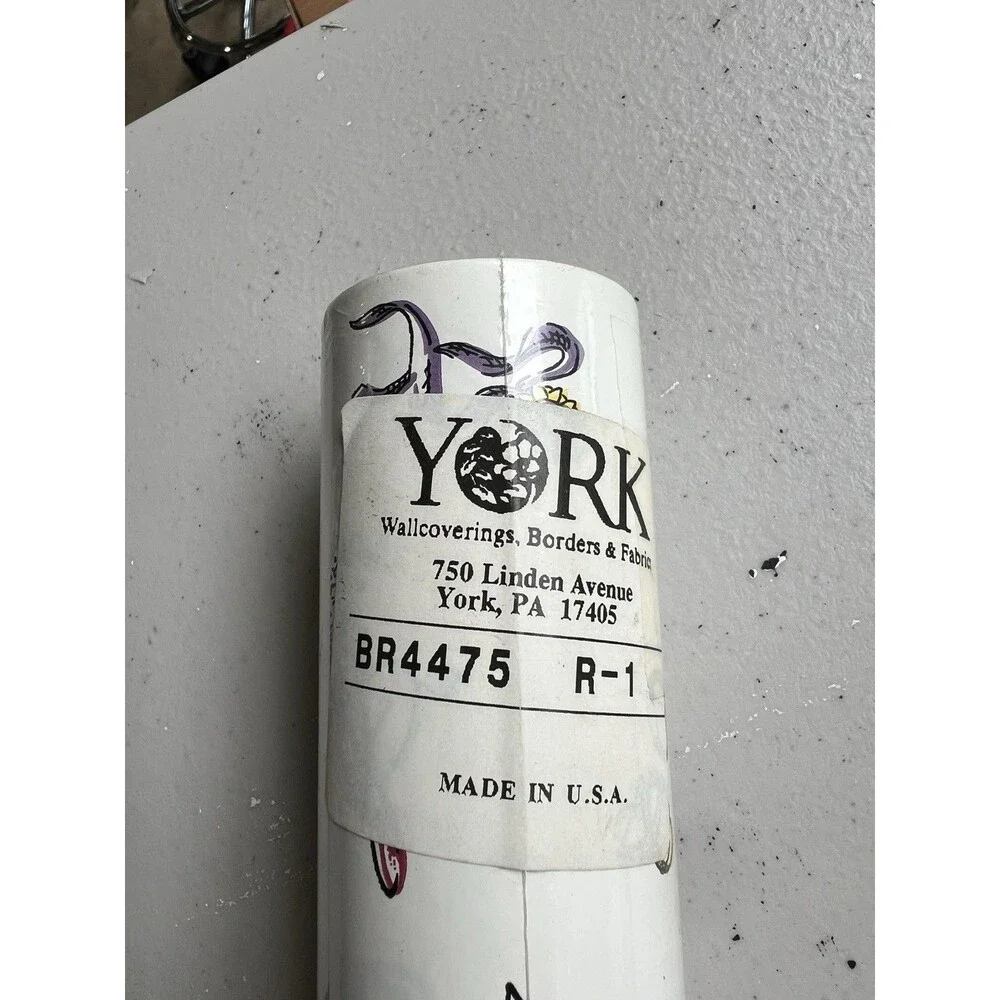 2 Vintage York Wallpaper Double Roll br4475 hat shoe jewelry mirror feminine usa
